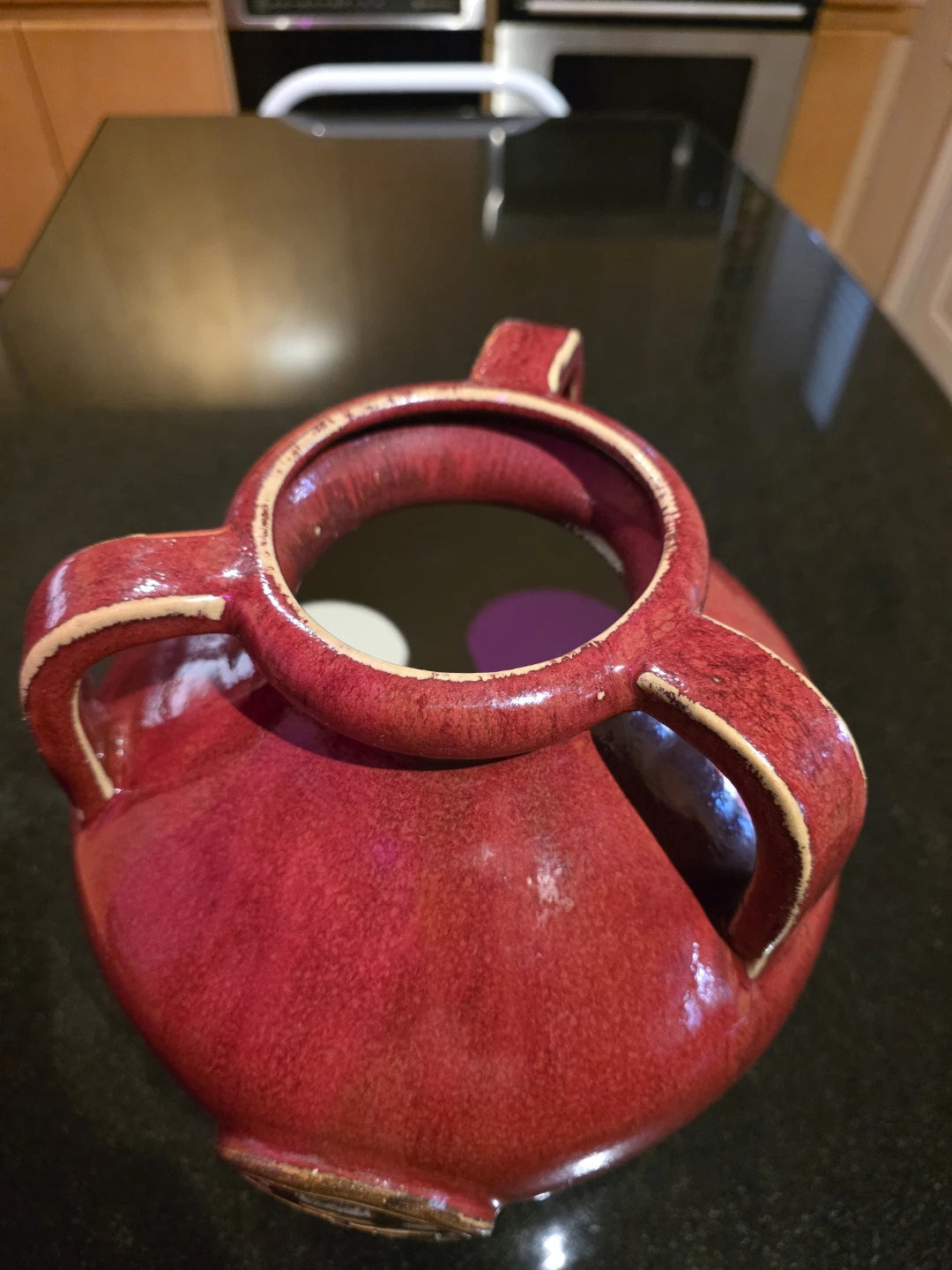 Sangde Boeuf style vase Vintage - photo 2