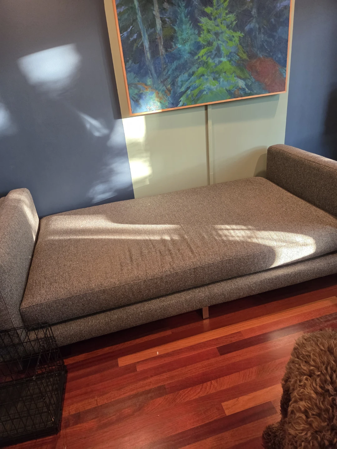 Modern Grey Upholstered Daybed - photo 2