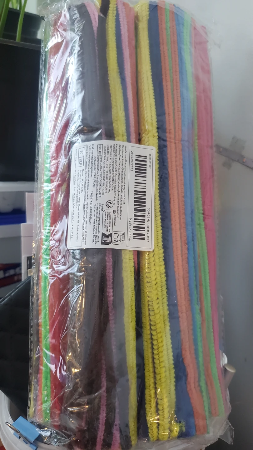 500 Pieces Multicolor Pipe Cleaners - photo 3