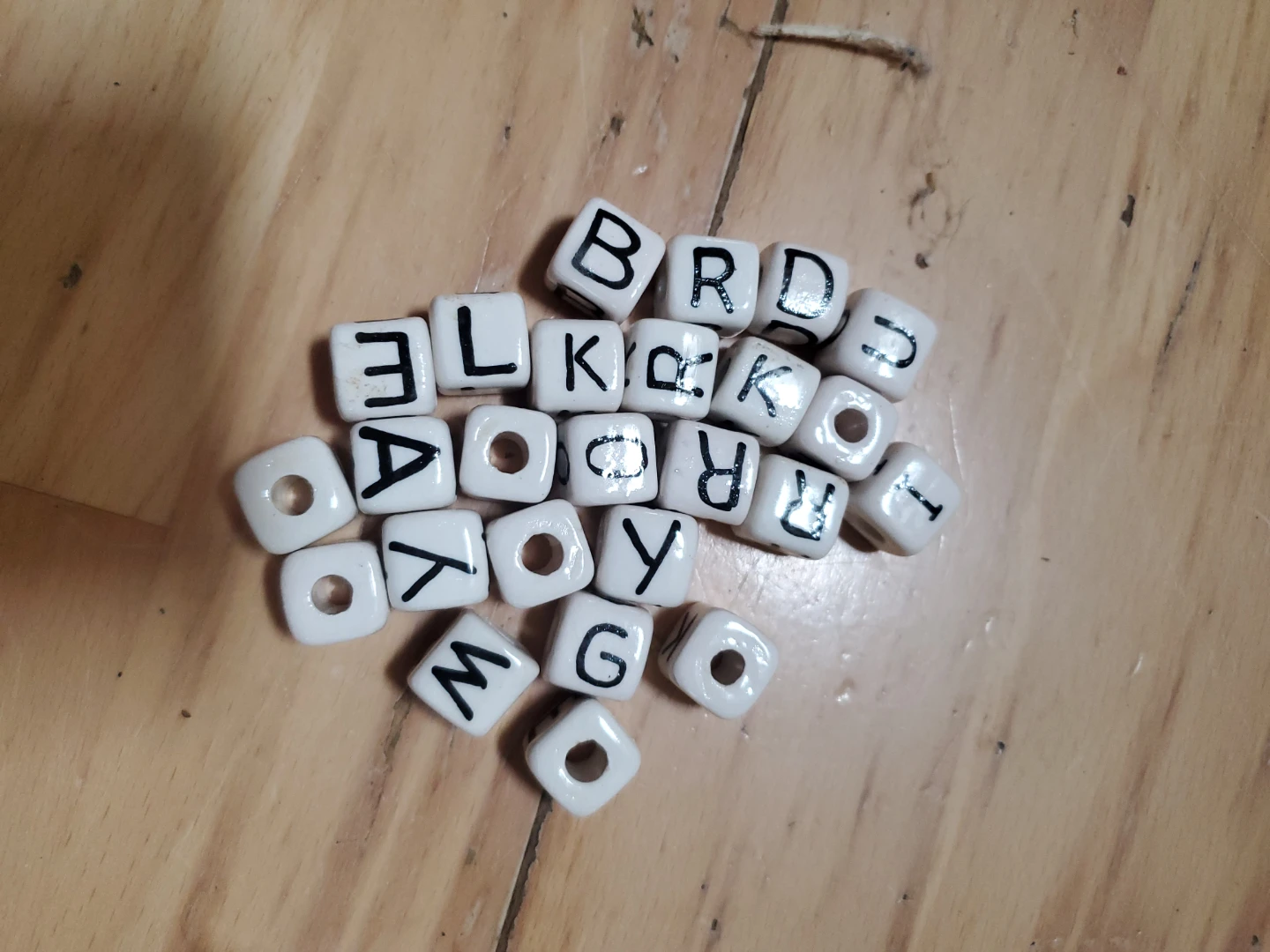 Assorted Alphabet Letter Beads