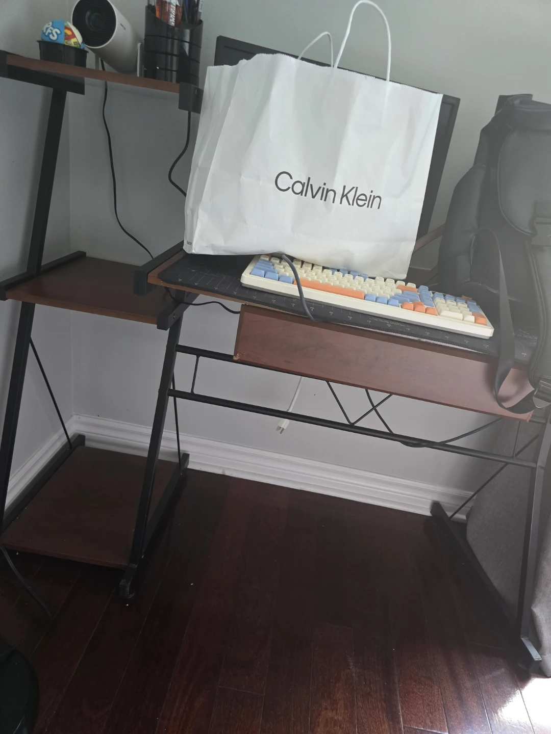 Computer Desk with Shelving