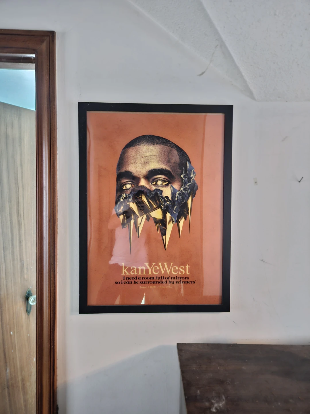 Kanye West Quote Framed Wall Art