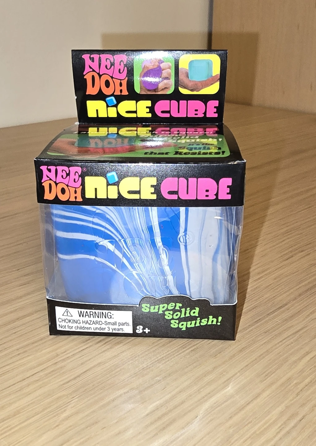 Nee Doh Nice Cube Blue Swirl