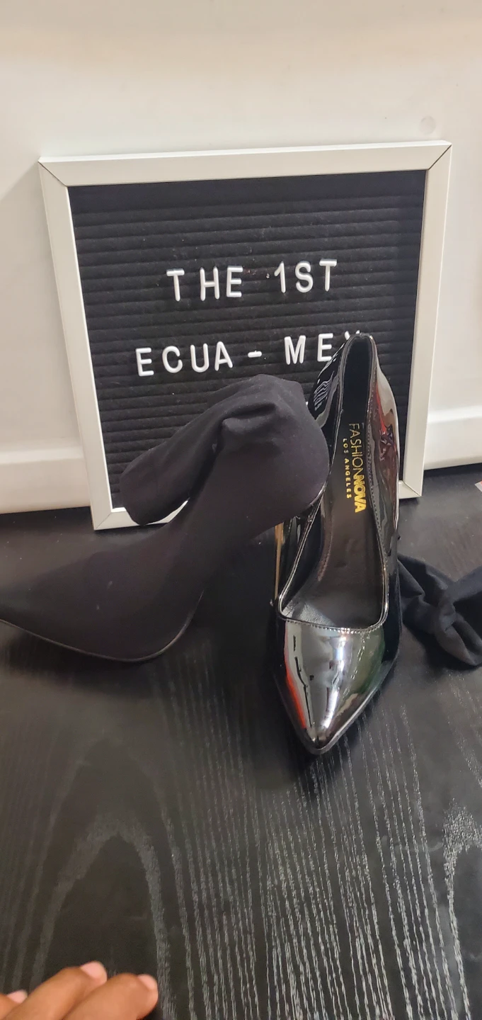 Fashion Nova Black Pointed Toe Heels Size 6.5 no box - photo 5