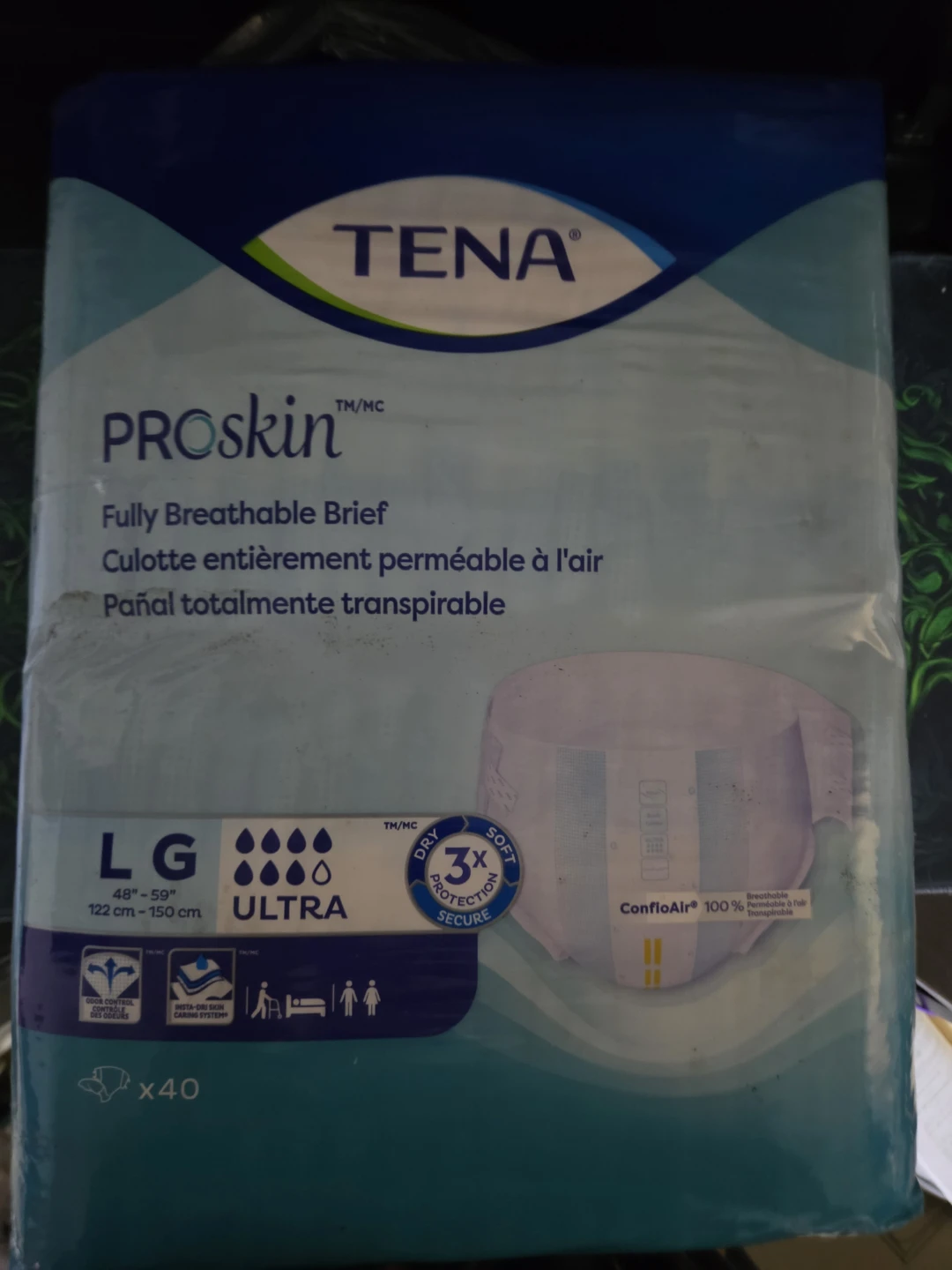 TENA ProSkin Ultra Briefs Large 40 Pack