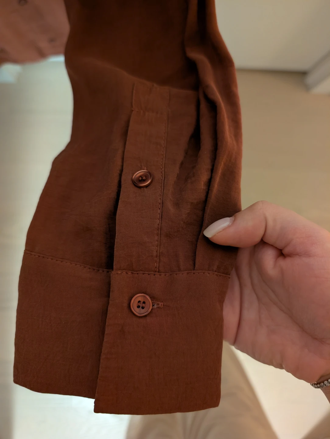 Zara Long Sleeve Button-Up Shirt - photo 4