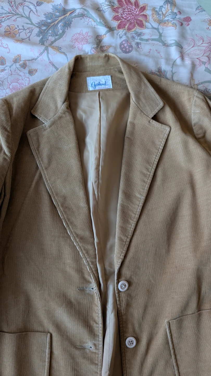 Vintage Garland Tan Corduroy Blazer - photo 3