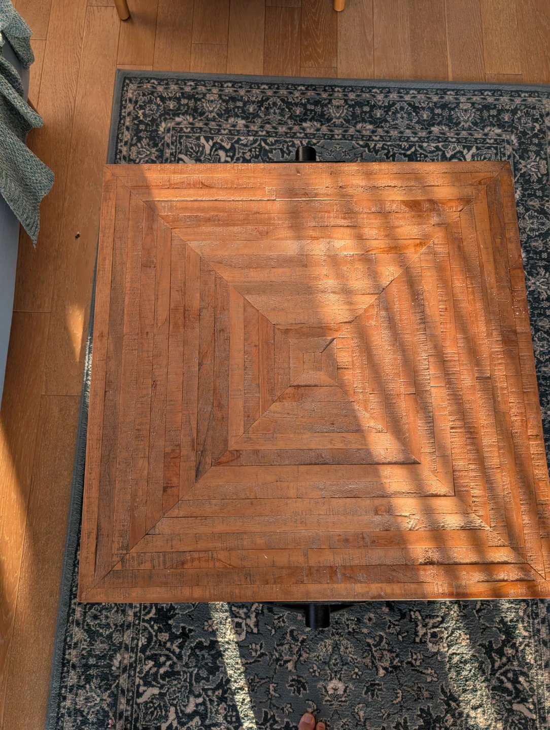 Structube "Zak" Recycled Teak Coffee Table - Perfect Condition