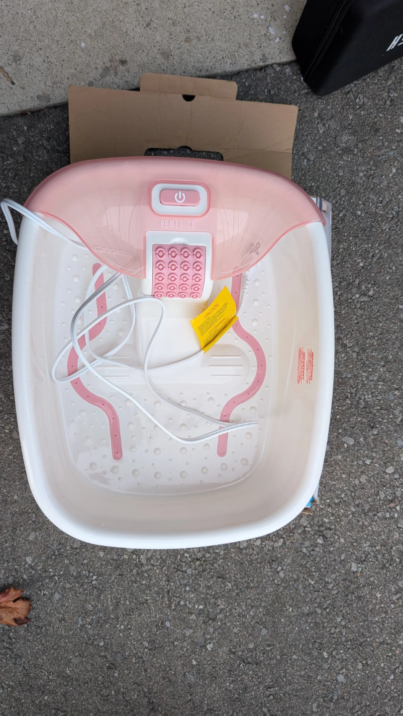 HoMedics Bubble Bliss Deluxe Footbath