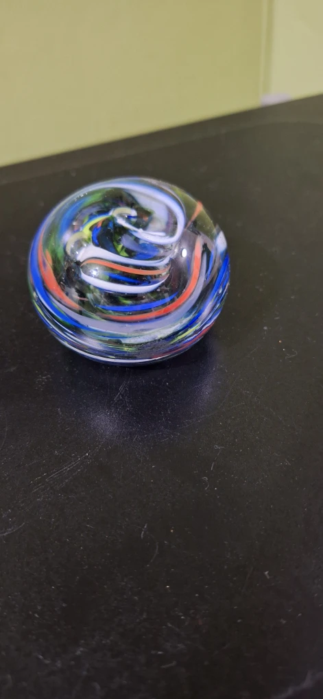 Decorative Swirled Glass Paperweight - photo 2