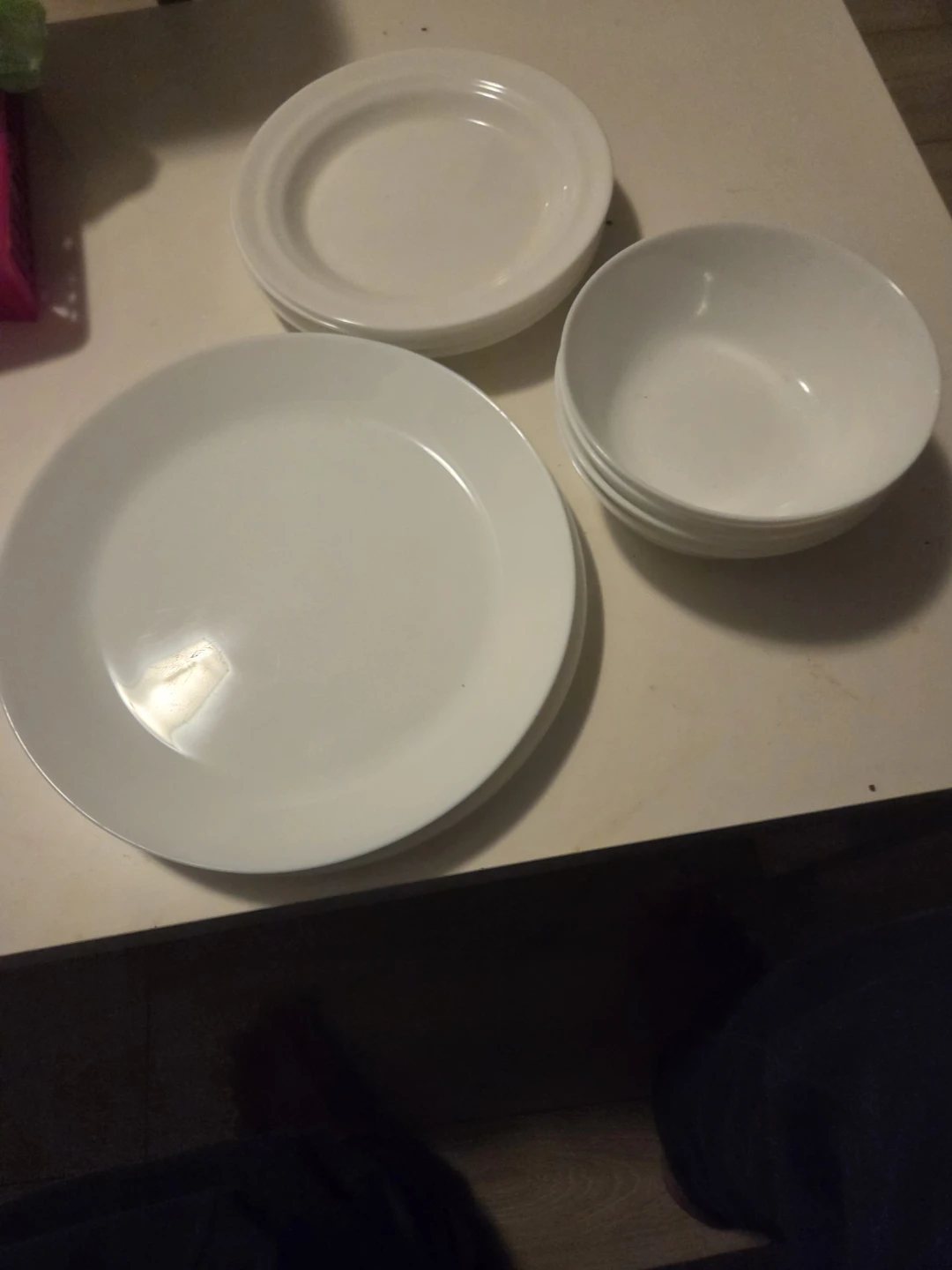 Set of White Plates and Bowls - photo 3