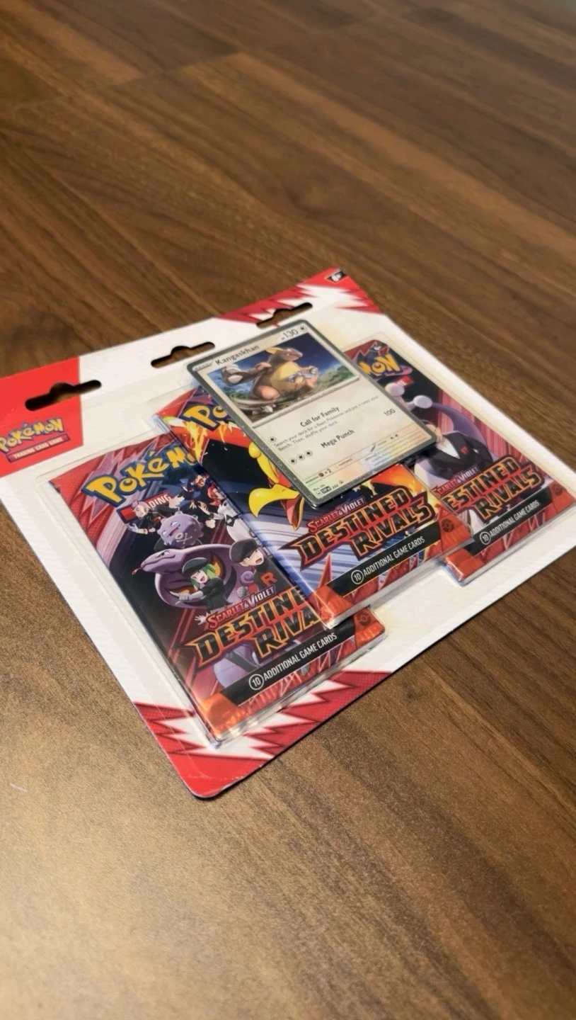 6 Pokemon TCG Scarlet & Violet Destined Rivals Blister Packs - photo 2