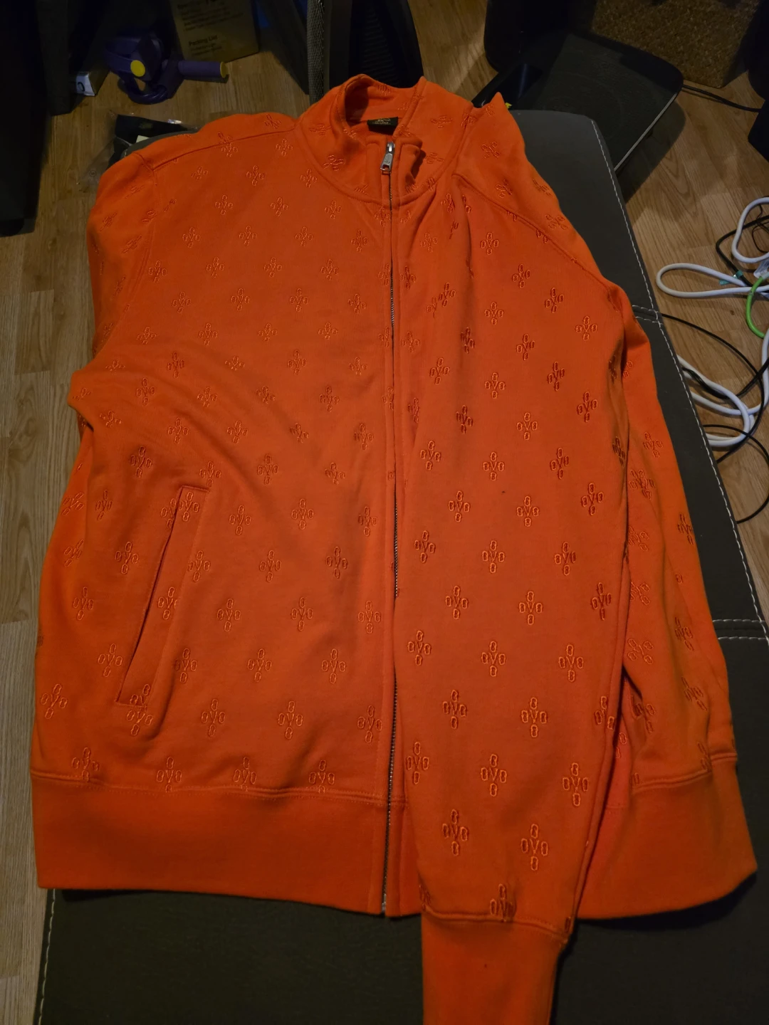 OVO Orange Zip-Up Jacket - photo 3