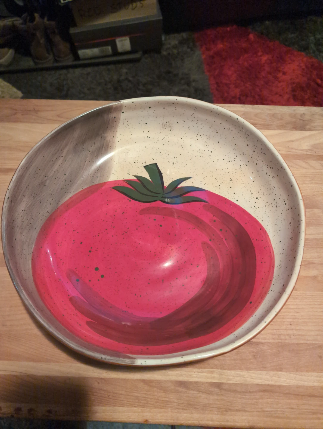 Roscher & Cie Ceramic Tomato Serving Bowl