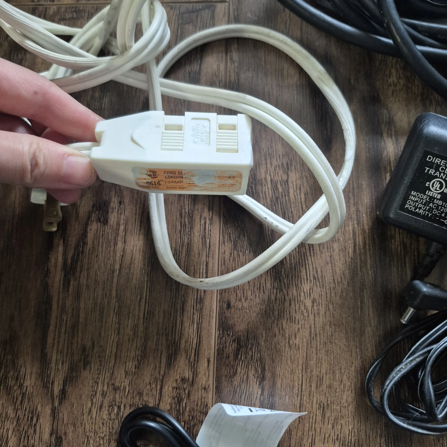 Assorted Electronic Cables and Power Adapter - photo 3