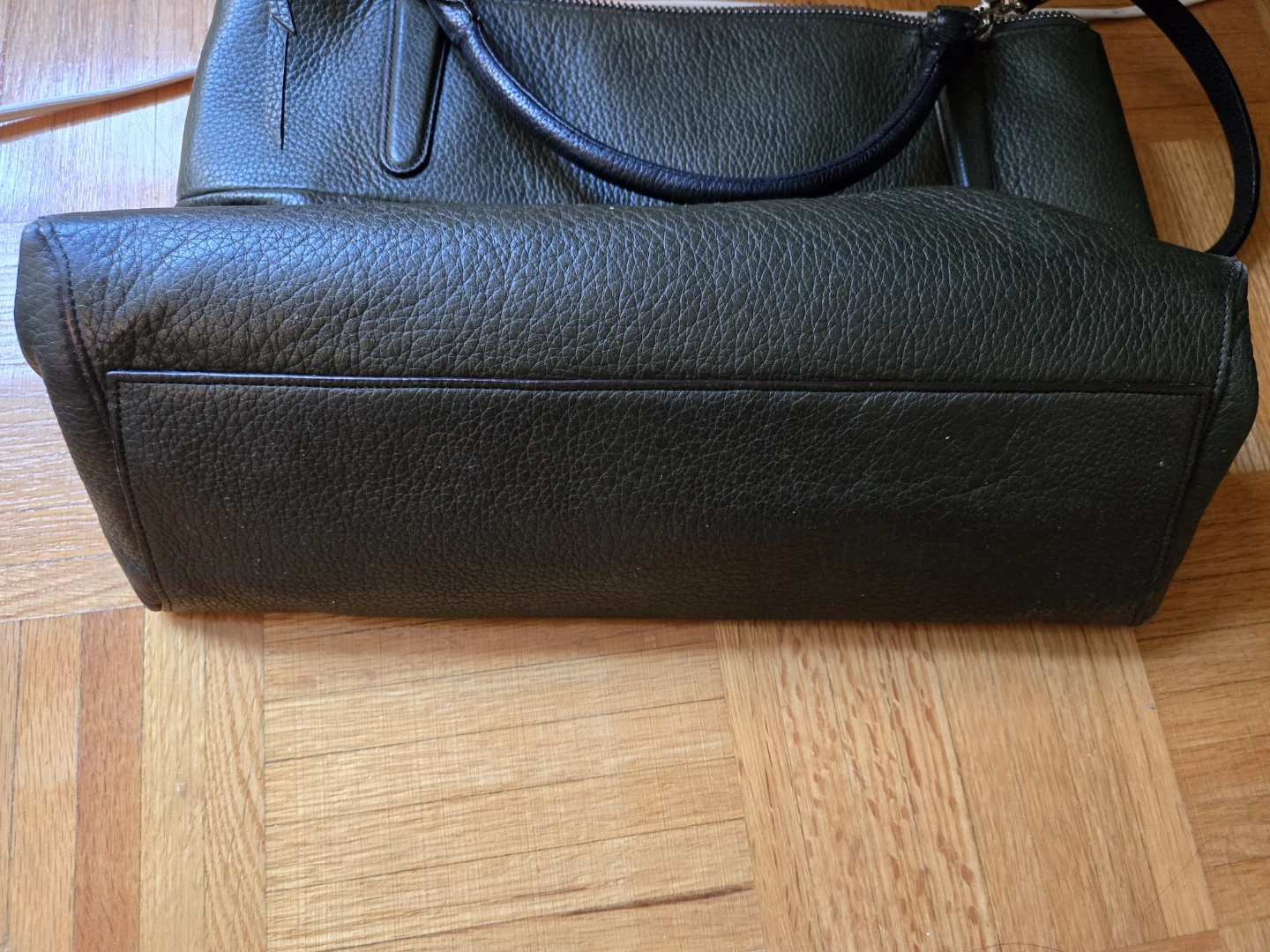 Coach Olive Green Leather Handbag - photo 4