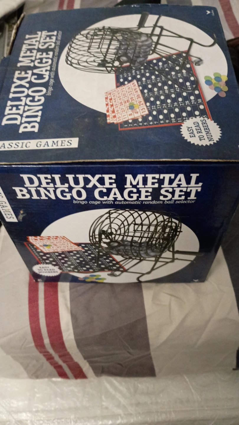Deluxe Metal Bingo Cage Set