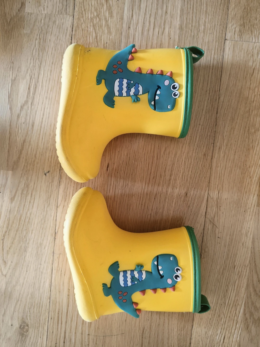 Yellow Dinosaur Rain Boots 140mm - photo 3