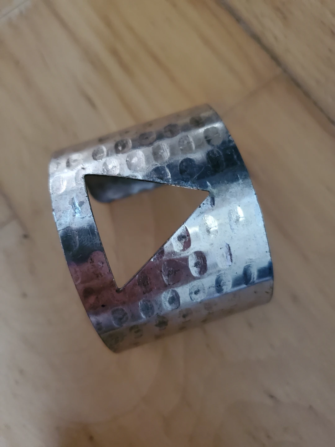 Hammered Metal Cuff Bracelet - photo 3
