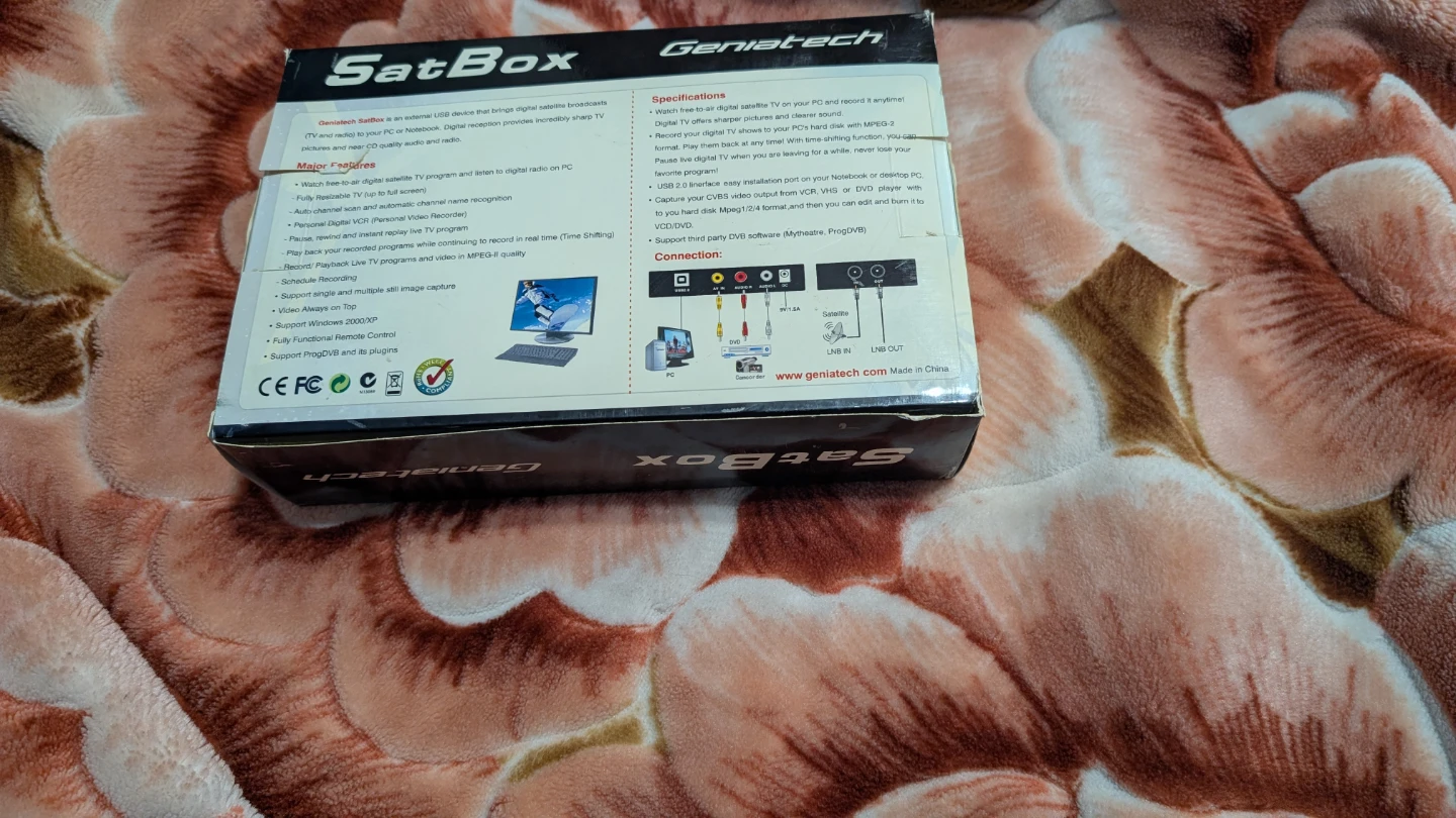 Geniatech SatBox USB Satellite Receiver