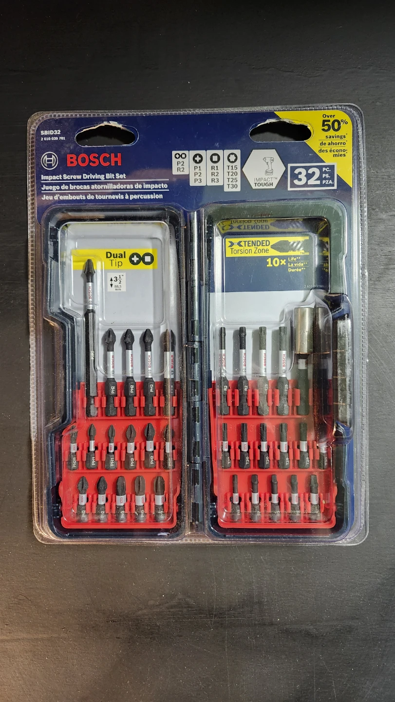 Bosch 32-Piece Impact Screw Driving Bit Set