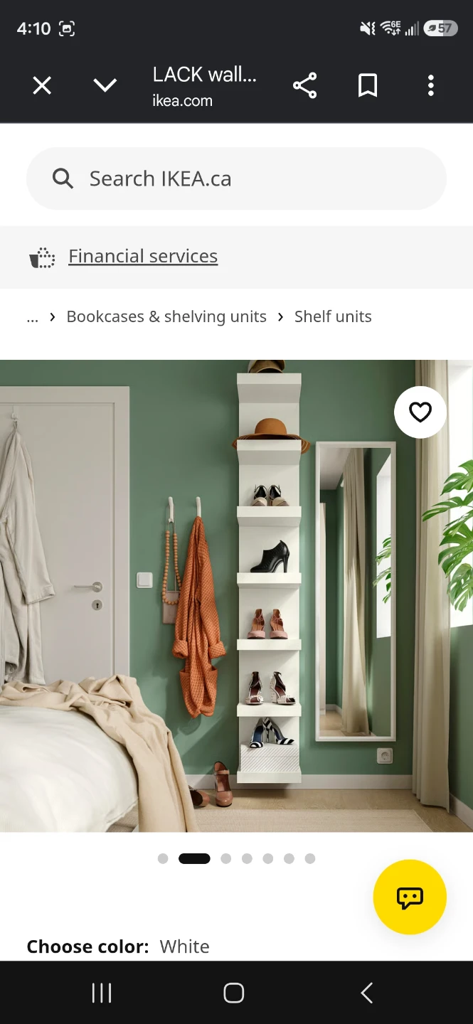 Ikea LACK wall shelf unit