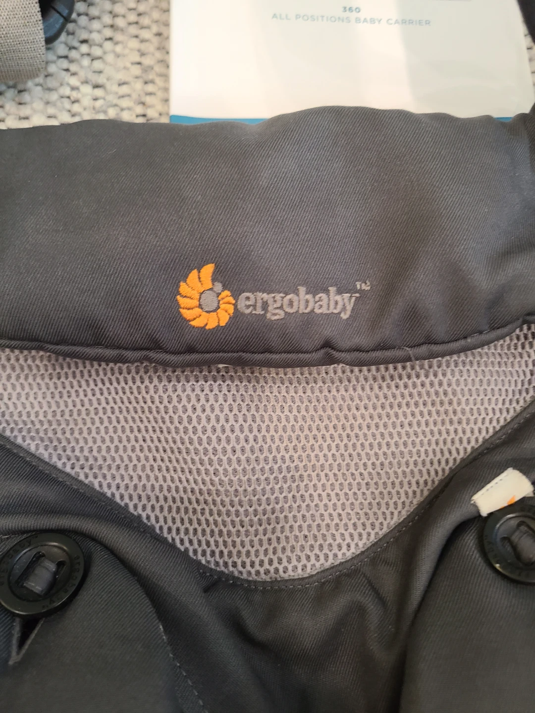 Ergobaby Four Position 360 Cool Air Baby Carrier - Carbon Grey - photo 2