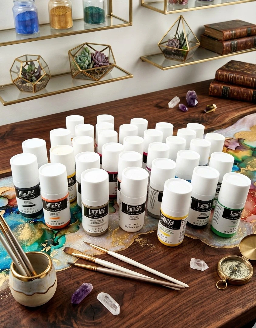 Assorted Artist Paint and Gouache Set