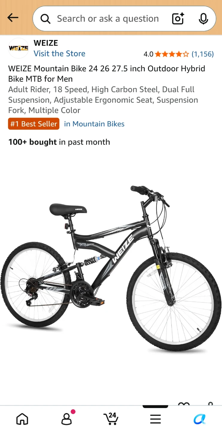 WEIZE Mountain Bike