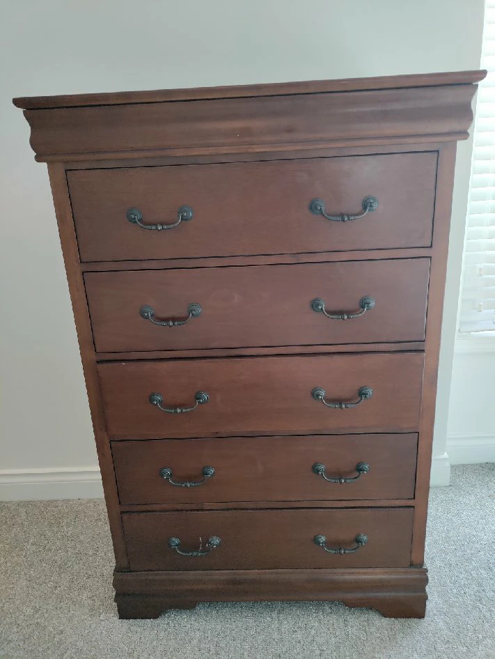 5-Drawer Solid Wood Dresser