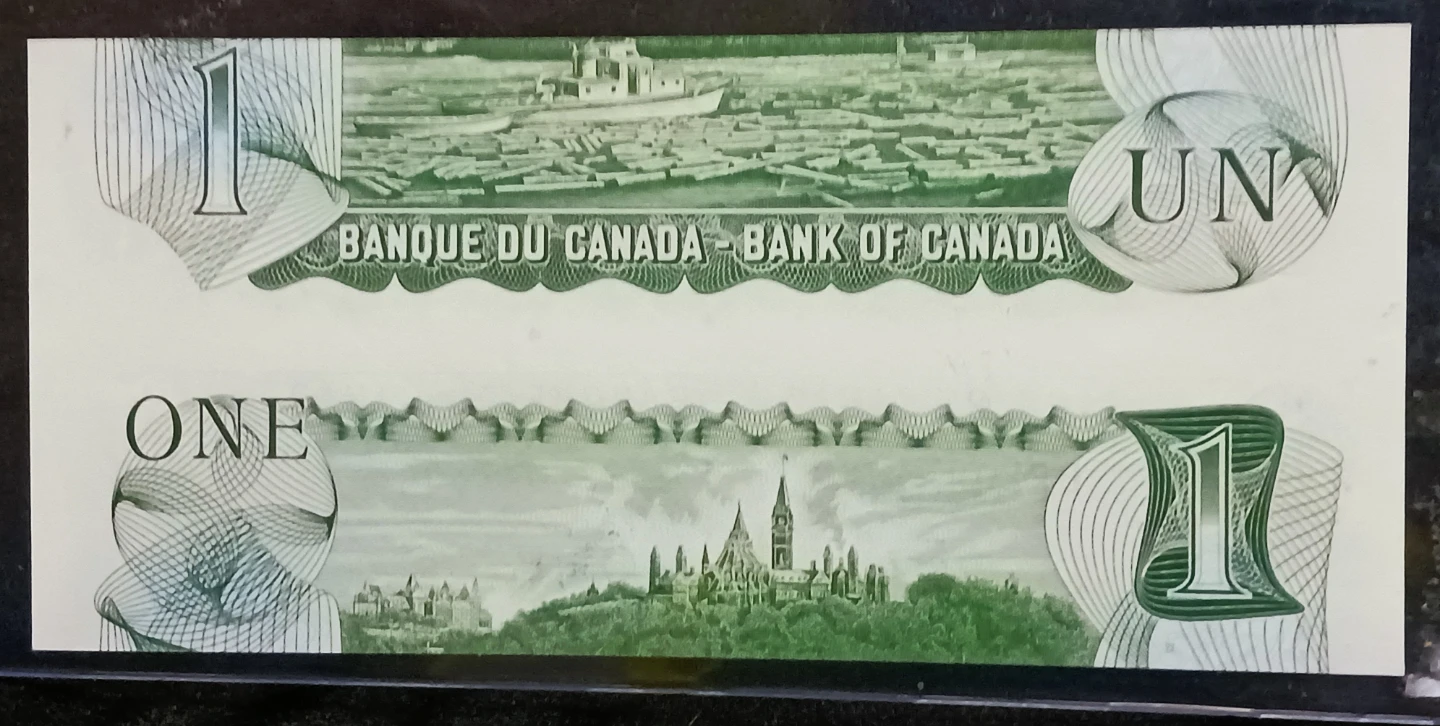 1973 Canadian One Dollar Bill - photo 2