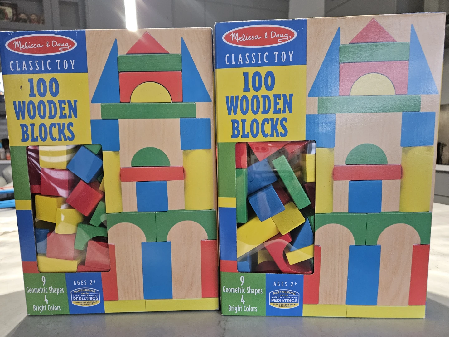 Melissa & Doug 100 Wooden Blocks