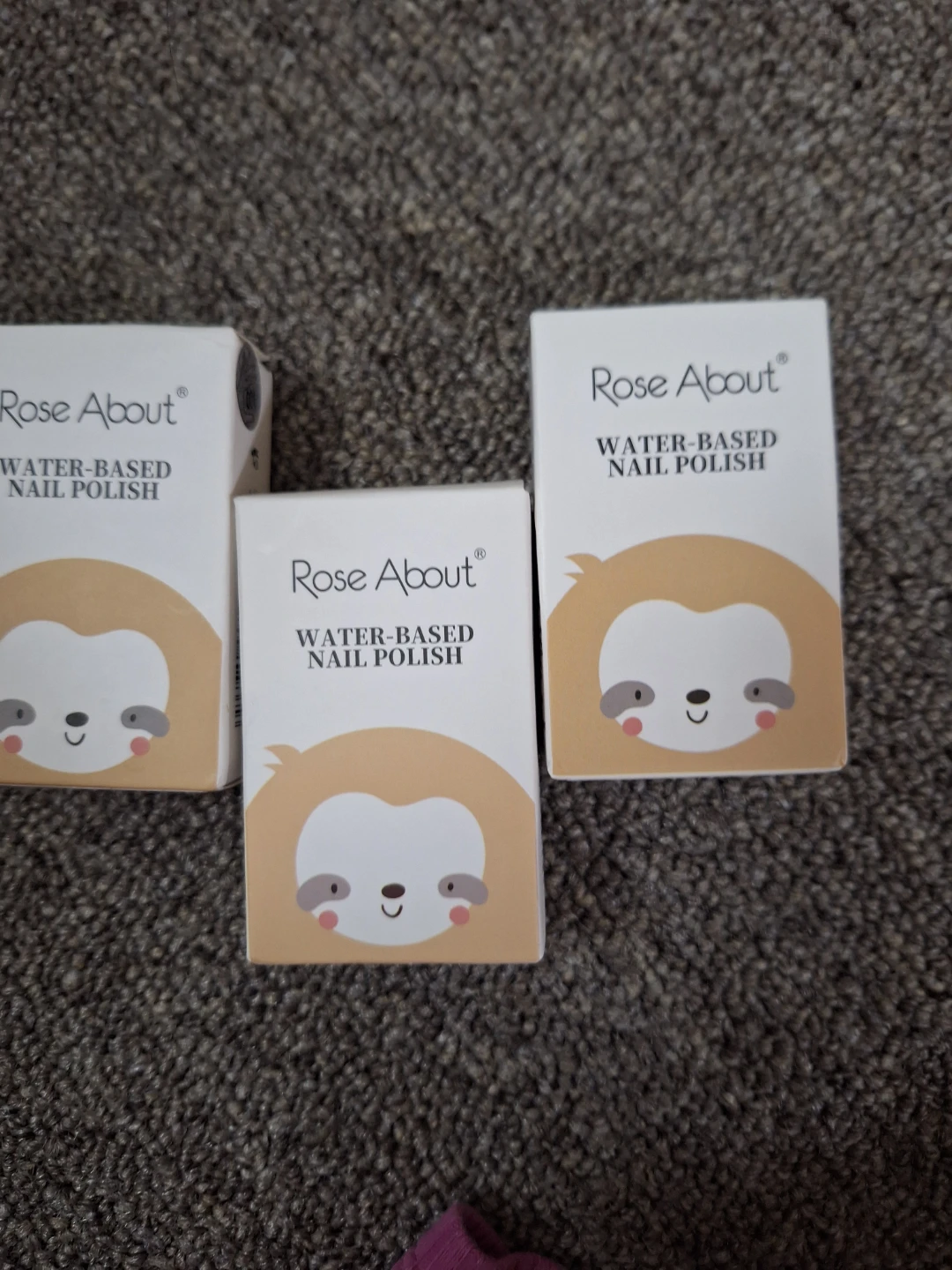 Rose About Water-Based Nail Polish (3 Pack)