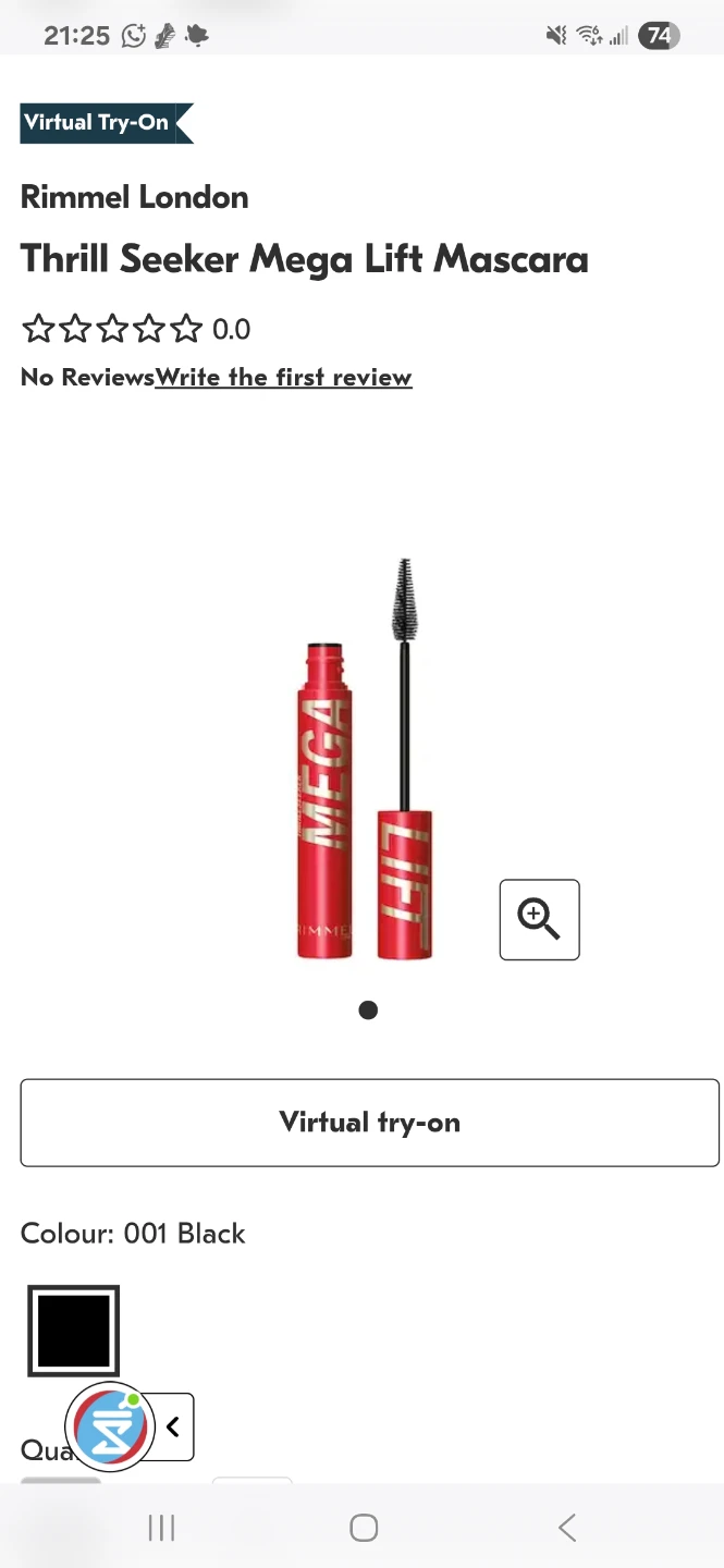 Rimmel Oh My Gloss Lip Oil, Thrill Seeker Mega Lift Mascara - photo 3