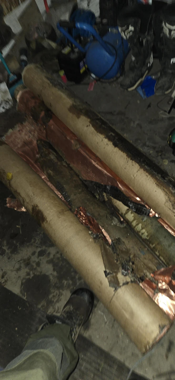 Commercial Paper-Backed Copper Flashing Rolls (~80–100 lbs each) - photo 2