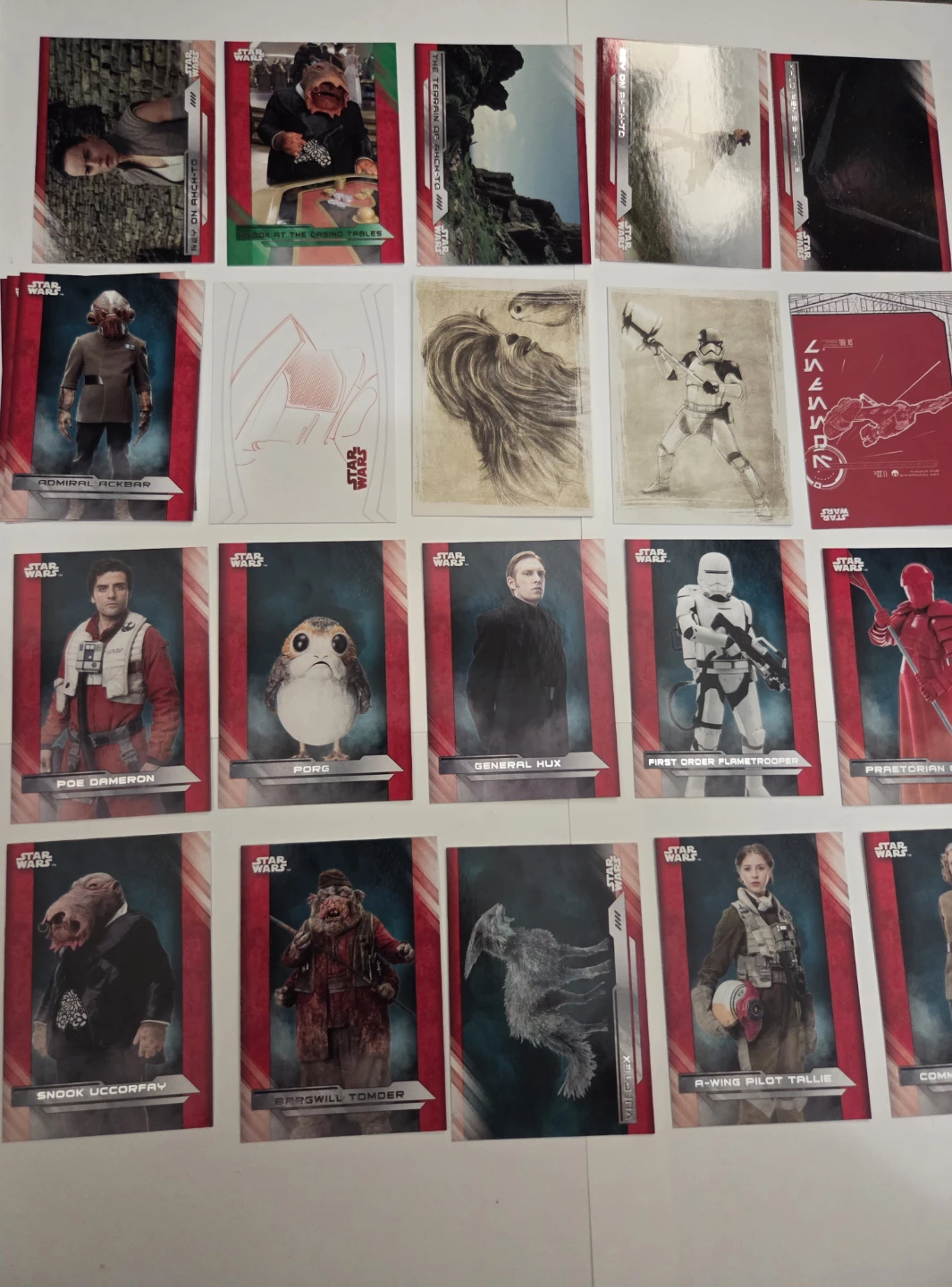 Star Wars Last Jedi Trading Cards - photo 2