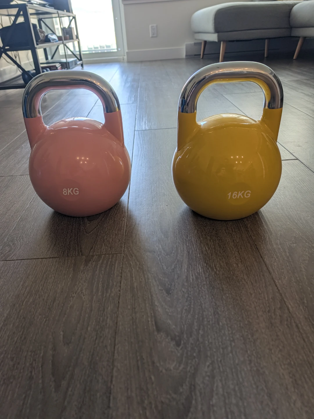 Competition Kettlebells 8kg and 16kg