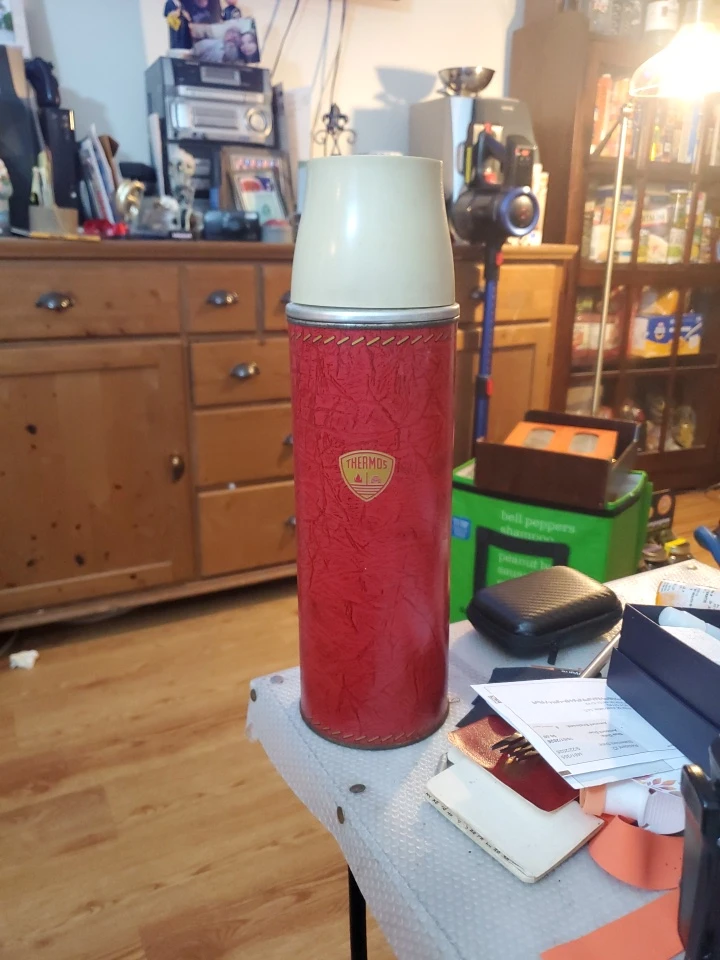 Vintage Thermos Vacuum Bottle Model 3453