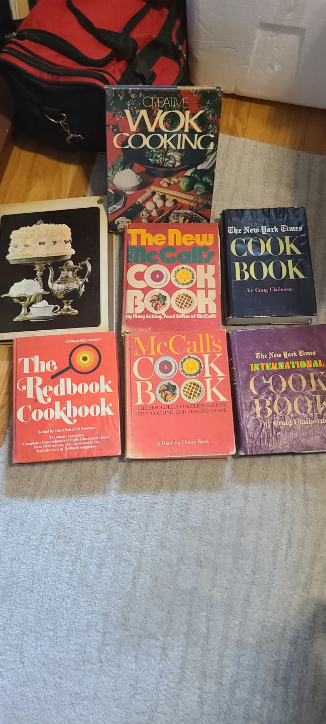 Vintage Cookbook Collection - Set of 6