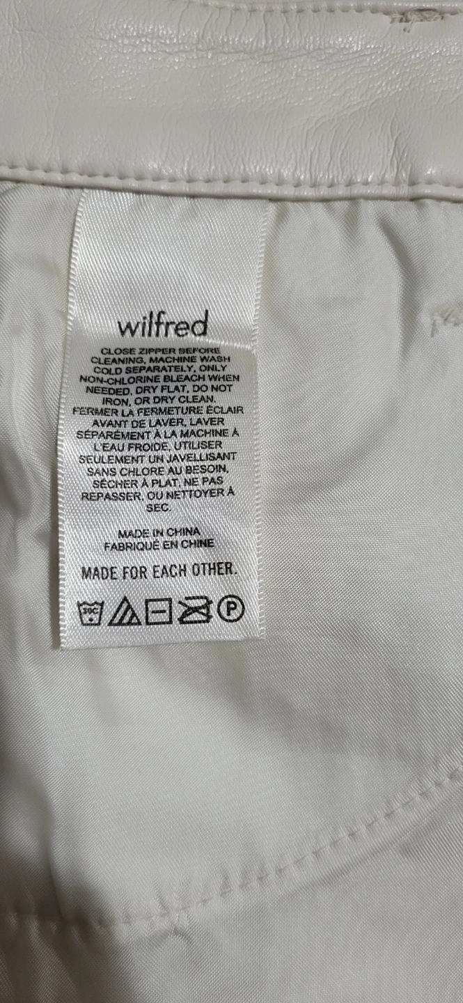 Wilfred White Faux Leather Pants - photo 5
