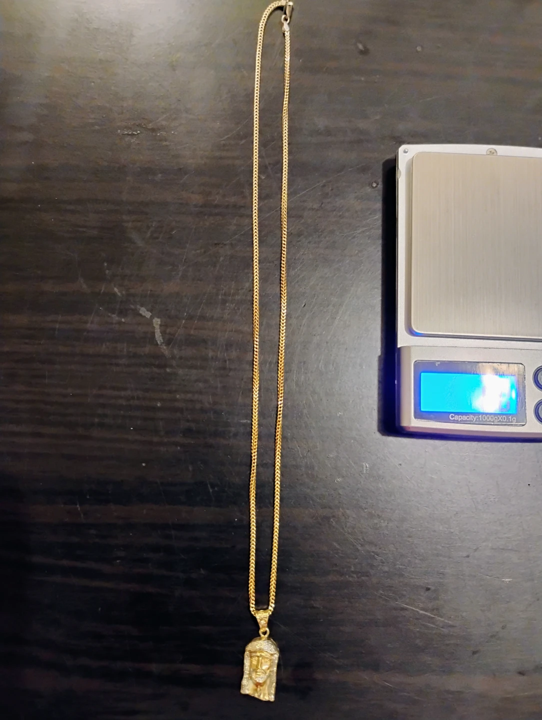 10k Gold Franco link chain - photo 4
