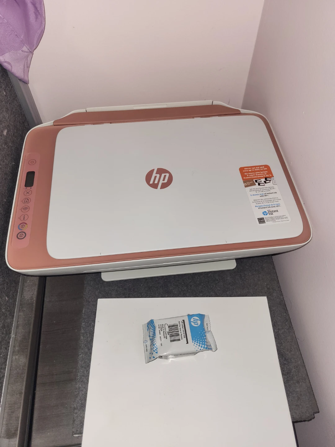 HP DeskJet printer, white and rose gold - photo 4