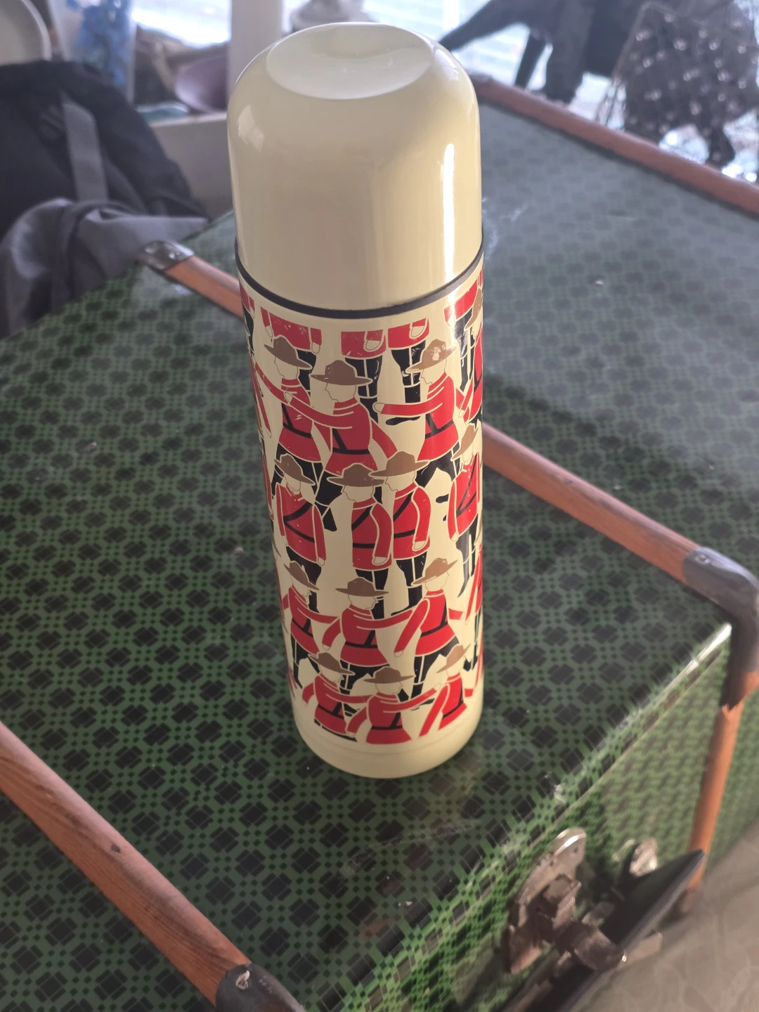 Vintage Royal Canadian Mounted Police Thermos