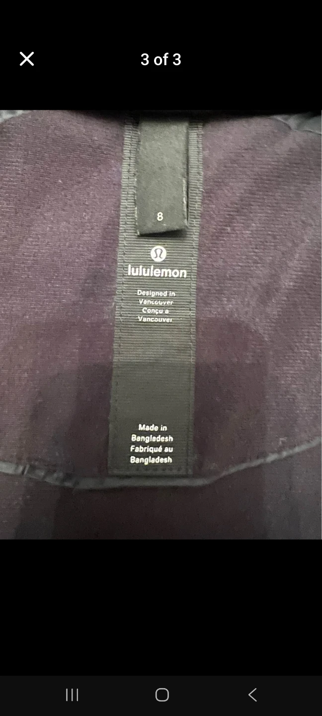 Lululemon Black Down Puffer Jacket - photo 3