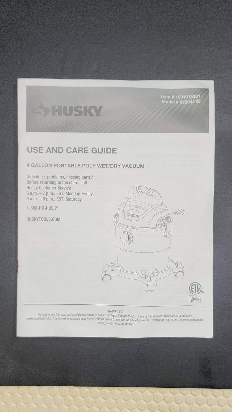 Husky 4 Gallon Wet/Dry Vacuum - photo 5