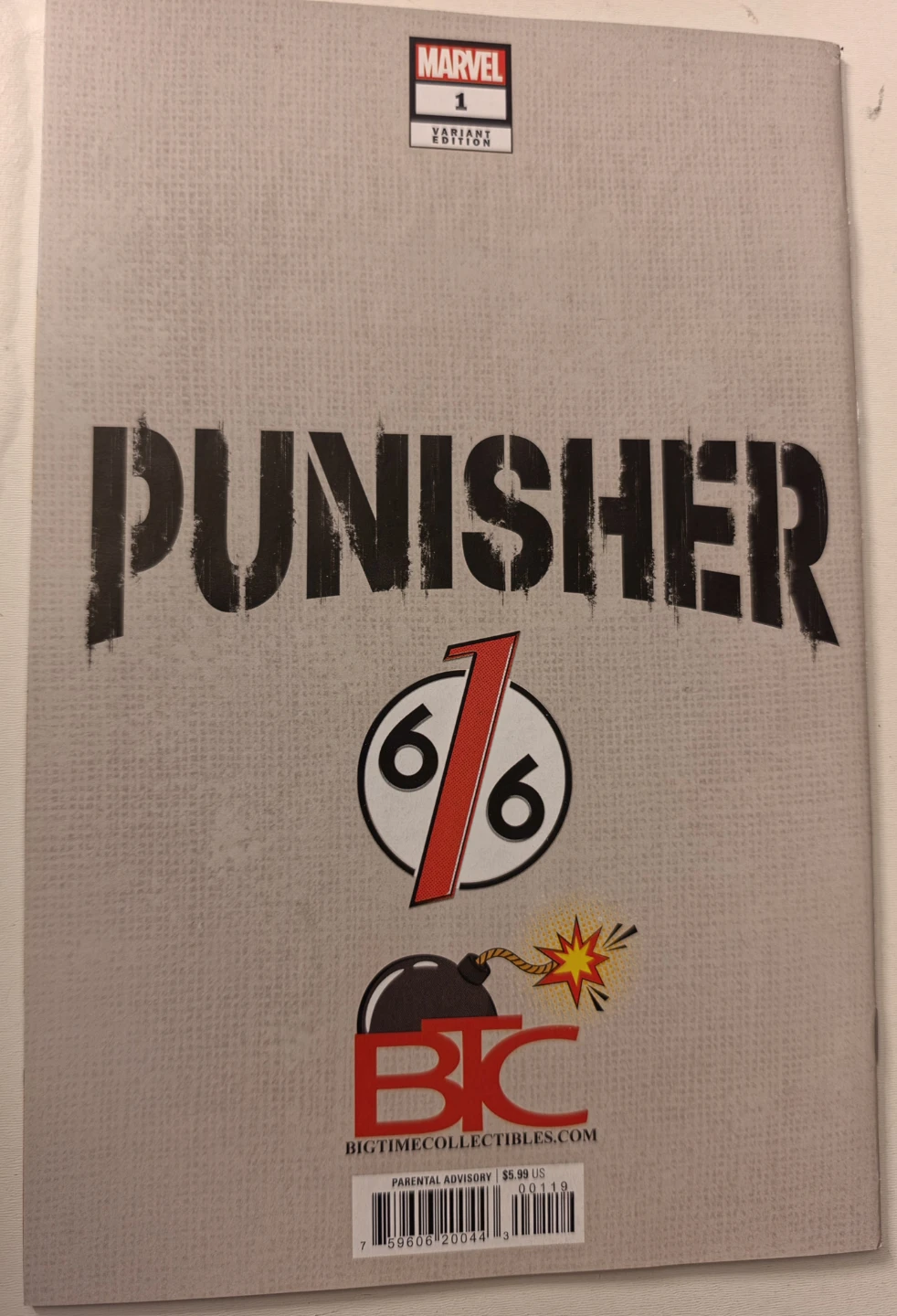 Punisher #1 Marvel Variant Edition Comic Book - photo 5
