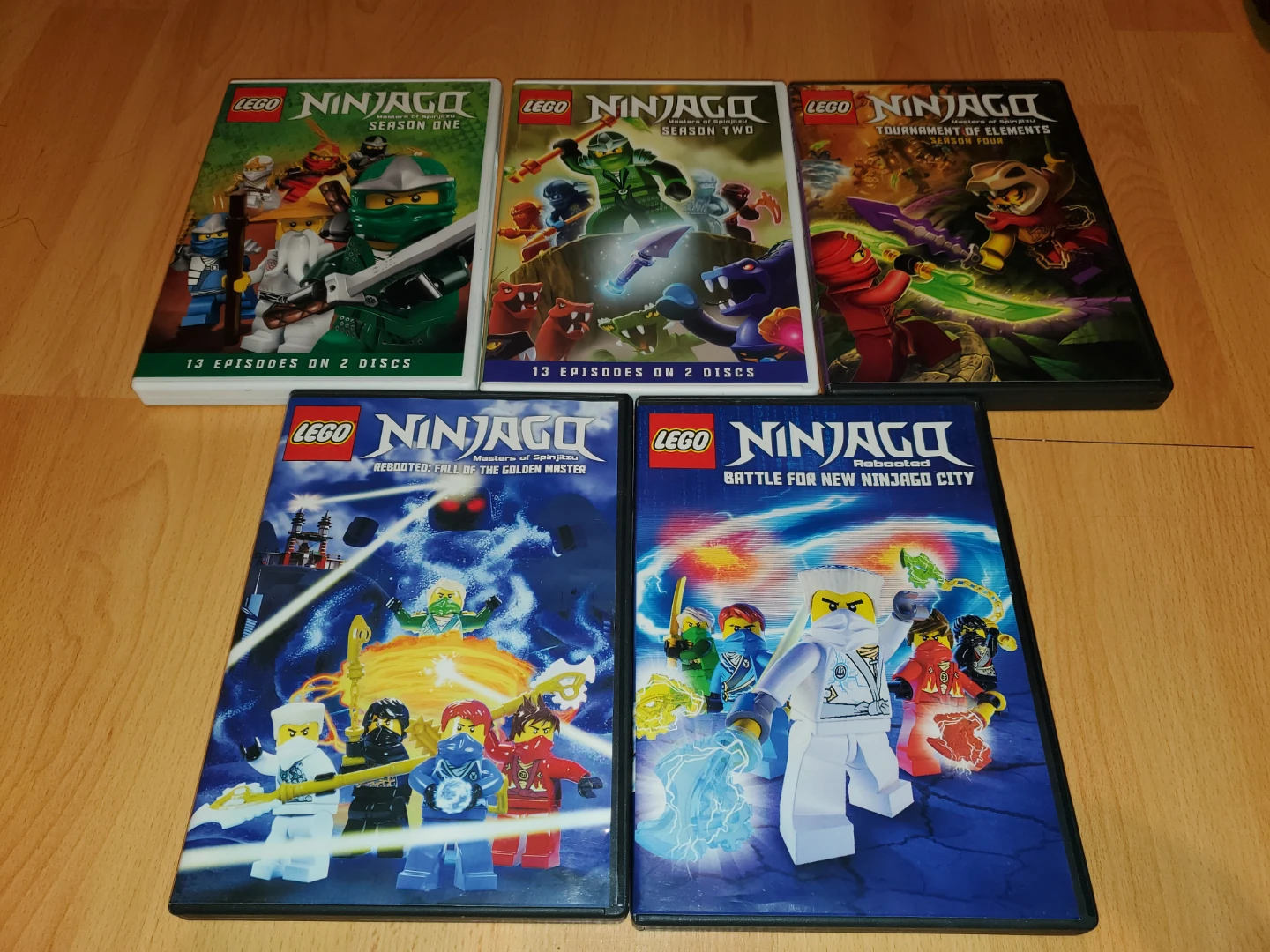 LEGO Ninjago Masters of Spinjitzu DVDs