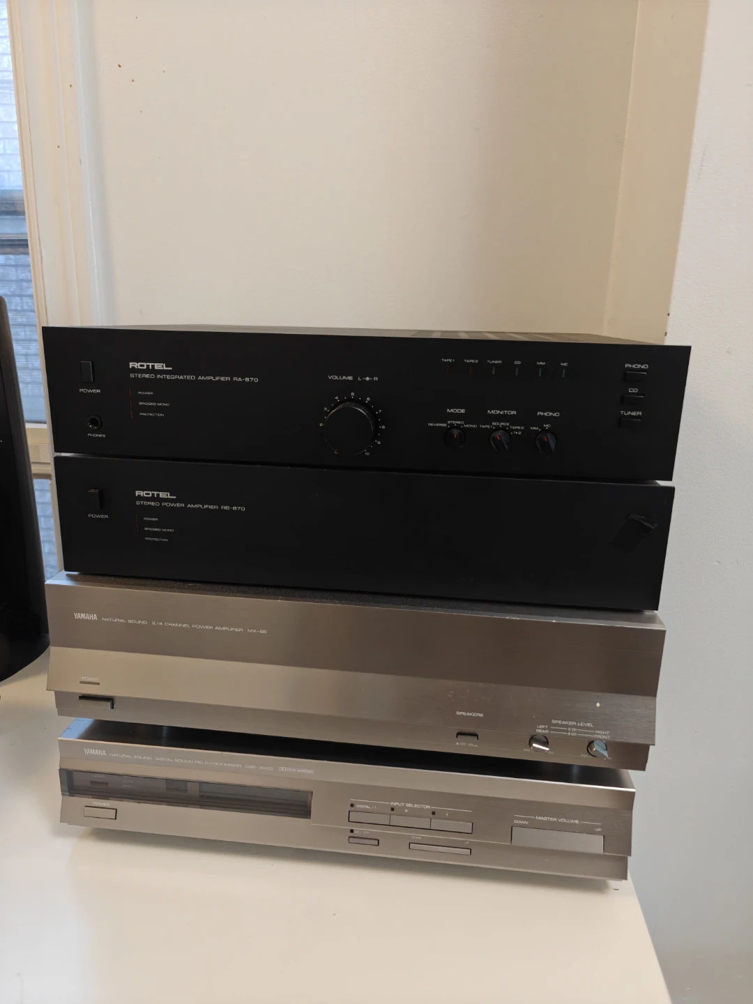 Yamaha Amplifier MX-55 and DSP-3000 Processor - photo 2