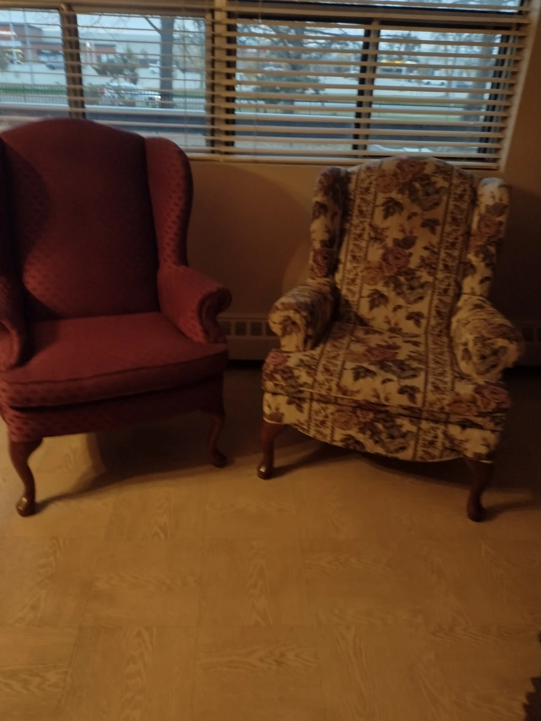 Two Wingback Chairs