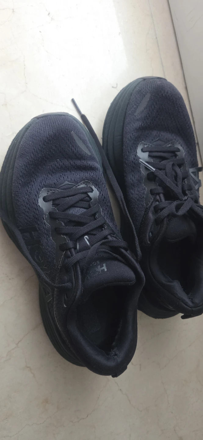 Hoka Bondi 8 Women's Running Shoes - Black